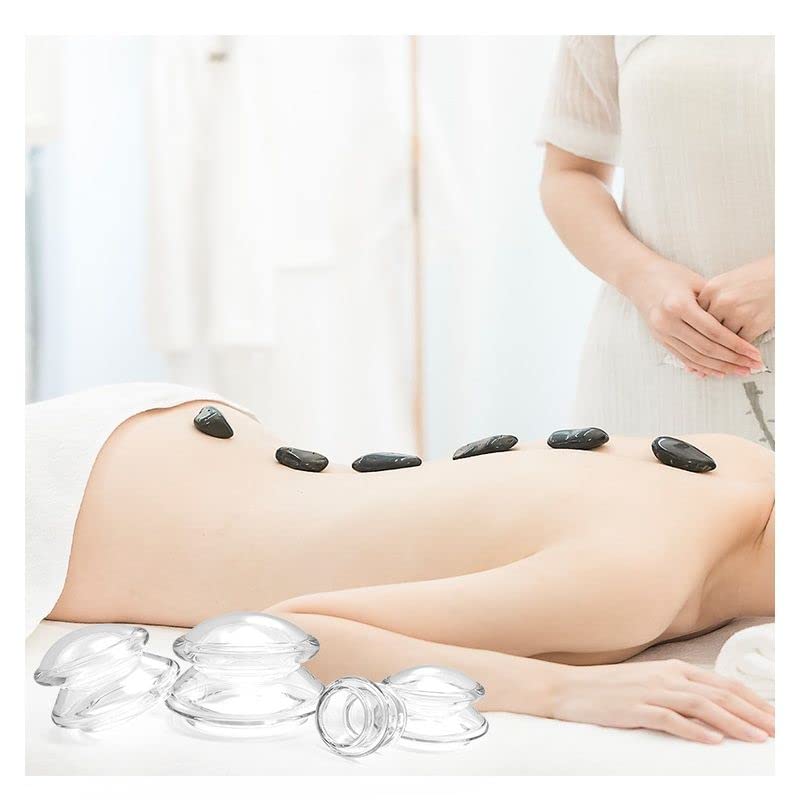 Silicone Vacuum Cupping Massage Body Cups Back Gua Sha For Cellulite & Body Treatments (3 Sizes)