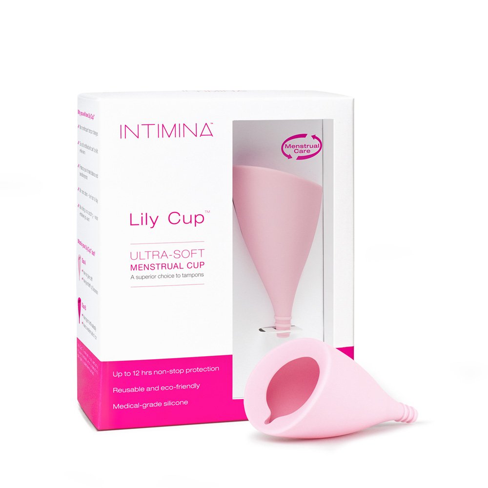 Intimina Lily Cup Size A - Ultra-Soft Menstrual Cup, Reusable Period Protection, Thin Menstrual Cup for up to 8 Hours, Medical-G