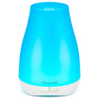Homeweeks Diffusers, 100ml Colorful Essential Oil Diffuser with Adjustable Mist Mode, Auto Off Aroma for Bedroom/Office/Trip (10