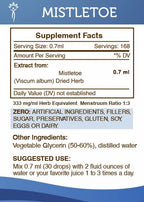 Secrets of the Tribe Mistletoe Tincture Alcohol-Free Liquid Extract, Mistletoe (Viscum Album) Dried Herb (4 FL OZ)