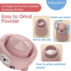 2 Pack Pill Crusher and Cutter, Pill Grinder for Vitamins Tablets with Cleaning Brush and Durable Pill Cutter (Green)