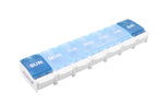 KMINA - Weekly Pill Organizer 1 Time a Day (Large), Boxes 7 Day, Container