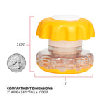 EZY DOSE Crush Pill, Vitamins, Tablets Crusher and Grinder, Effortlessly Crushes Medications into Fine Powder, Features Storage