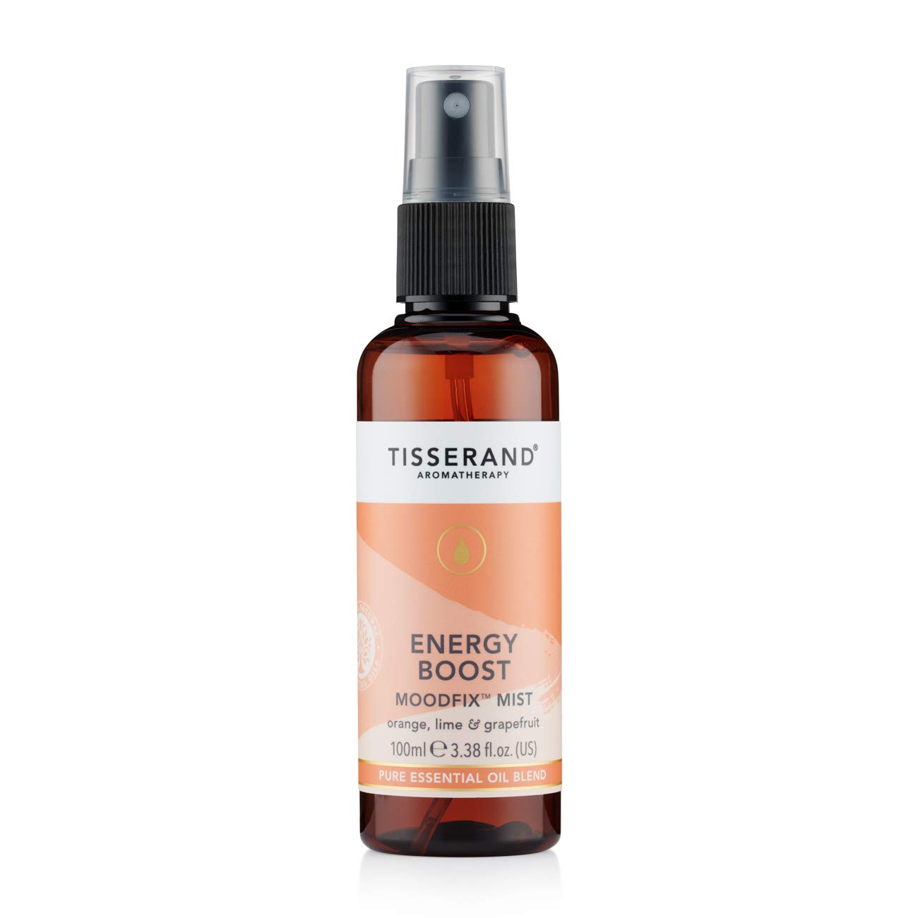 Tisserand Aromatherapy ,Energy Boost Moodfix Mist,Essential Oil Spray with Orange Lime and Grapefruit,100% Natural Pure Essentia