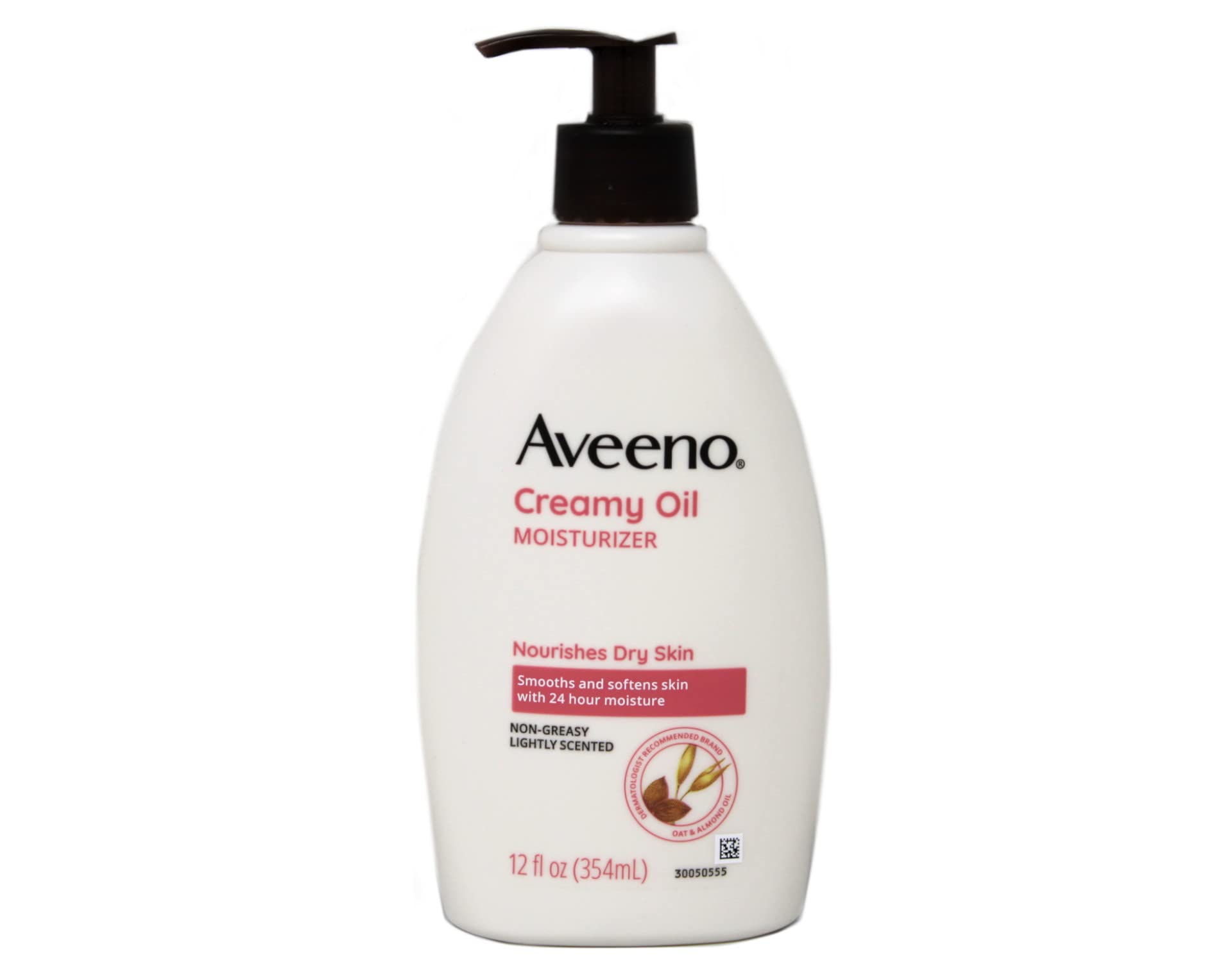 Johnson & Johnson 3921 Aveeno Creamy Moisturizing Oil, Pump (Pack of 12)