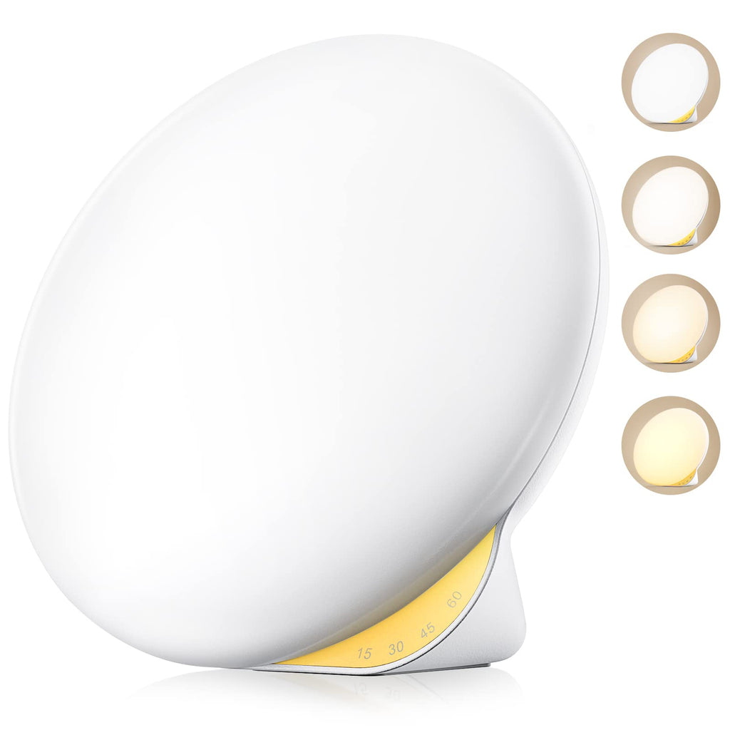 MediAcous Light Therapy Lamp, UV-Free 10000Lux Therapy Light, Sunlight Lamp with 4 Brightness Levels & Color Temperature & Timer