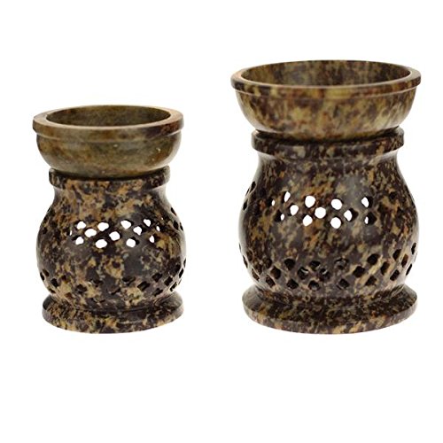 Beautiful Soapstone Elephant Shaped Aroma Oil Burner