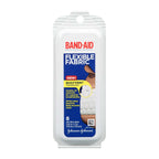 Band-AID Brand Flexible Fabric Bandages All One Size Travel Pack, 8 Count (Pack of 6)