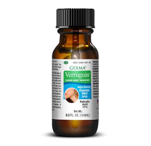 Verruguin Liquid Wart Remover Salicylic Acid 17% Removedor De Verrugas (14.8 mL)