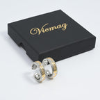 Vicmag Copper Magnetic Rings for Women 99.9% Copper Finger Ring Ultra Strength Magnet Copper Gift Adjustable