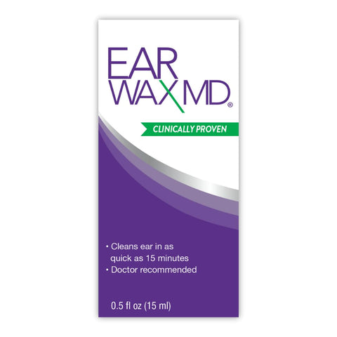 EOSERA Ear Wax MD - Fast-Acting Ear Wax Removal Drops | Breaks Down & Dissolves Wax in Just 1 Treatment | Clinically Proven | Ge