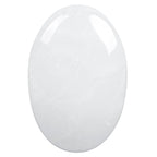 Loveliome Natural Rock Quartz Oval Polished Worry Stones, Healing Crystal Indoor Fountain Stones Massage Energy Anxiety Relief I