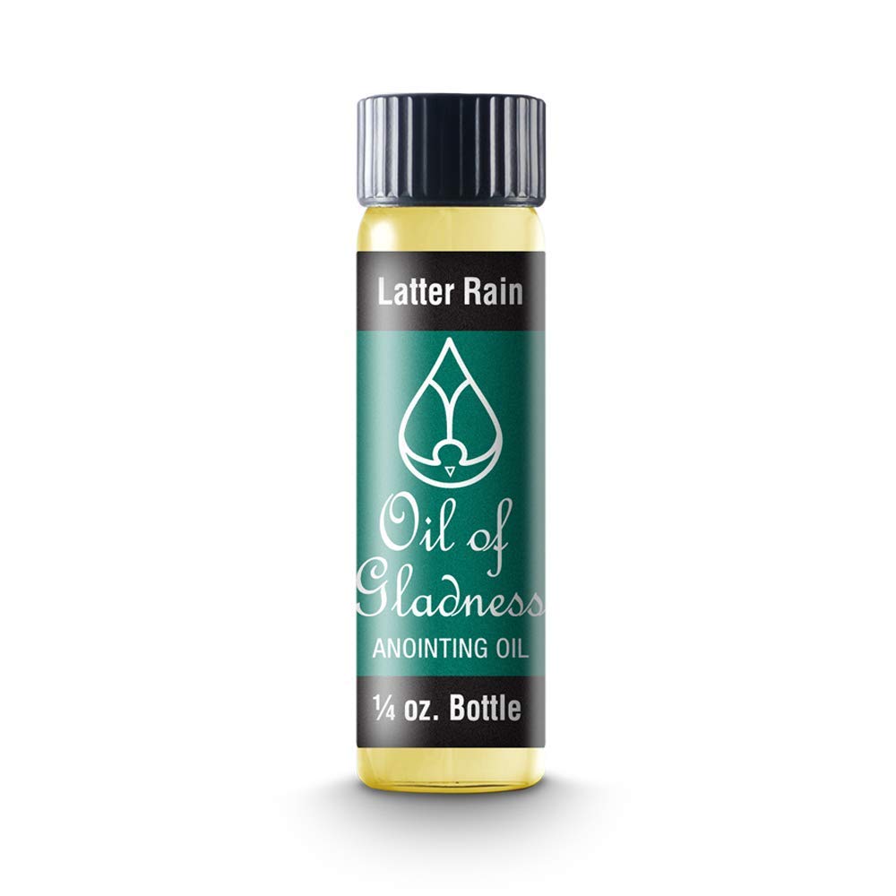 Oil of Gladness Latter Rain Anointing Oil - Oil for Daily Prayer, Ceremonies and Blessings 1/4 oz