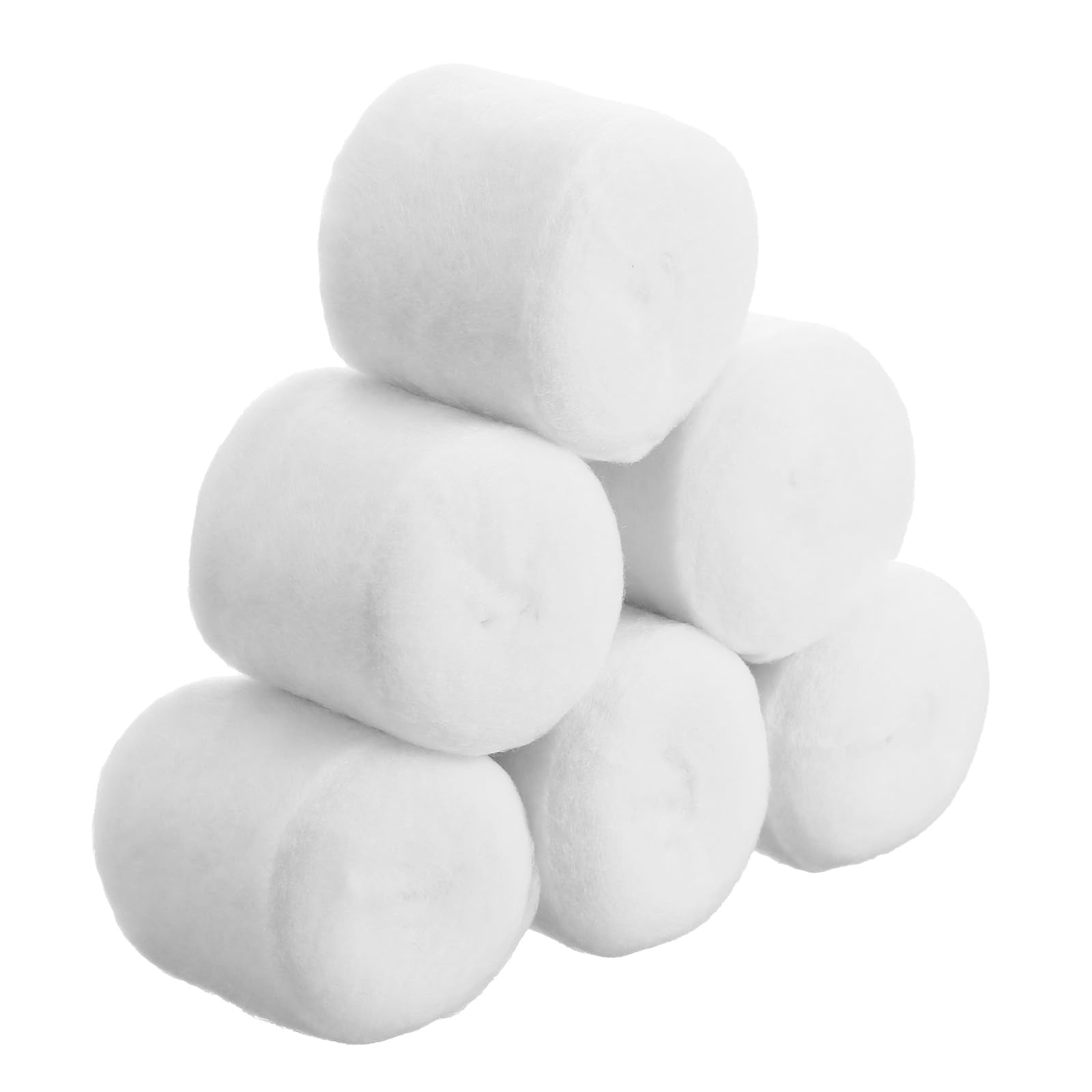 Gjinxi 6 Rolls Cast Padding, Individual Pack Soft Cotton Undercast Padding Wrap, Paddings Bandage Cast Use with Plaster Cloth Ga