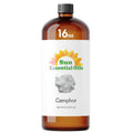 Sun Essential Oils - 16 oz Camphor Essential Oil with Dropper for Diffuser, Skin, Aromatherapy Massage, Humidifier, Crisp Scent 