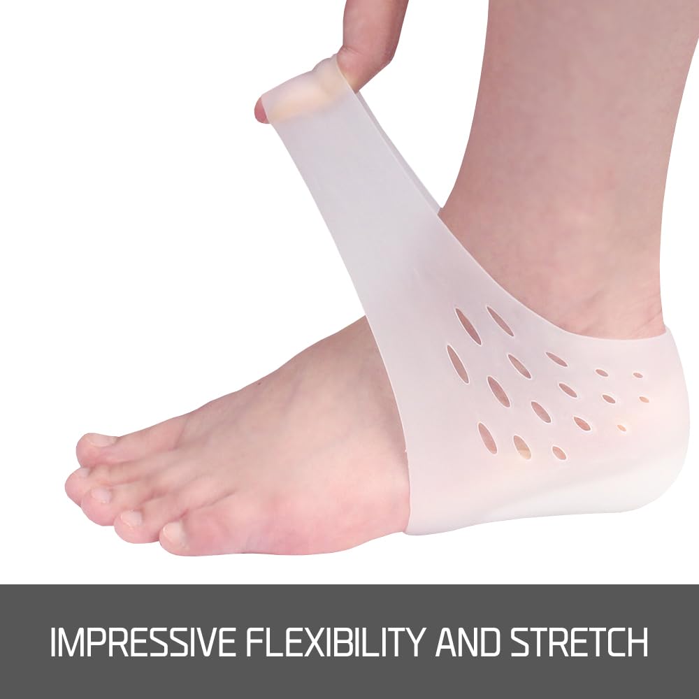 Invisible Height Increase Insoles - Comfortable & Discreet Shoe Inserts for Men & Women (with Holes, 2 Pairs)