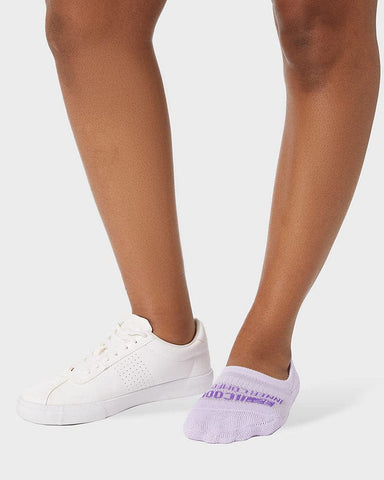 32 DEGREEES Women's 6 Pack Comfort No Show Socks | Anti-Odor | Heel Grips | Arch Support | Active | Casual | Work, Pink/Purple/G