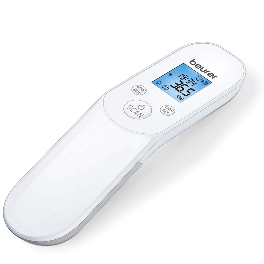 Beurer Glass Ft85 Non Contact Clinical Thermometer (White), Pack Of 1