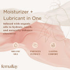 Femallay Organic Vaginal Melts - Chocolate 2 Pack - 100% Natural Relief for Dryness, Odor & Daily Feminine Discomfort - 14 Count