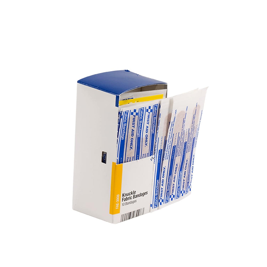 First Aid Only, Inc FAE3008 Knuckle Fabric Bandages, 10/BX, Beiger