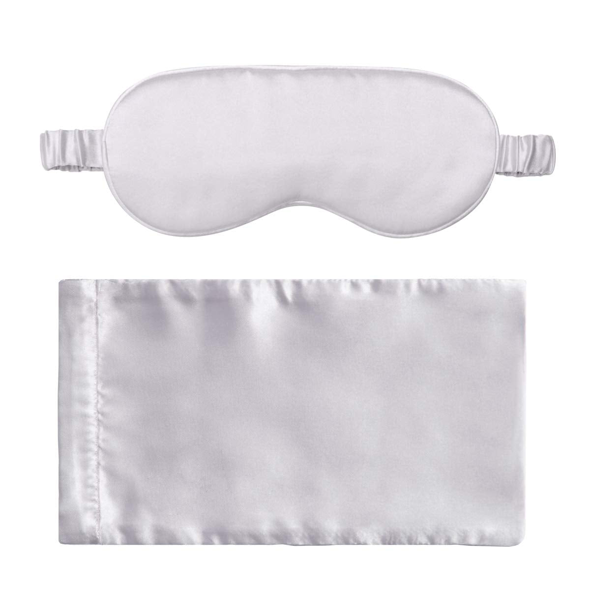 Silk Sleep Mask Light Blocking Luxury 100% Mulberry 19mm Silk Eye Mask Eye Cover Blindfold Ultra Soft Light & Comfy Anti Aging S
