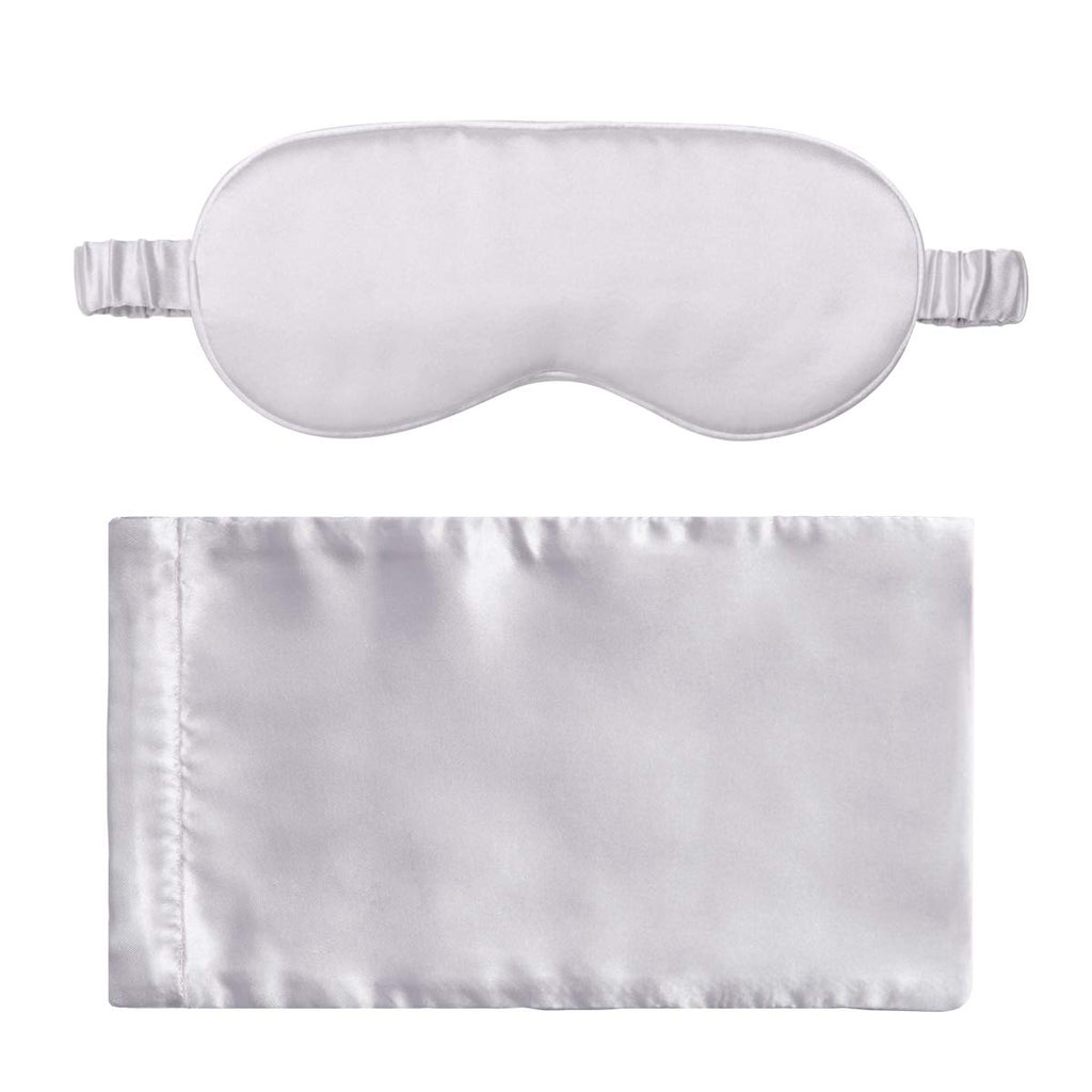 Silk Sleep Mask Light Blocking Luxury 100% Mulberry 19mm Silk Eye Mask Eye Cover Blindfold Ultra Soft Light & Comfy Anti Aging S
