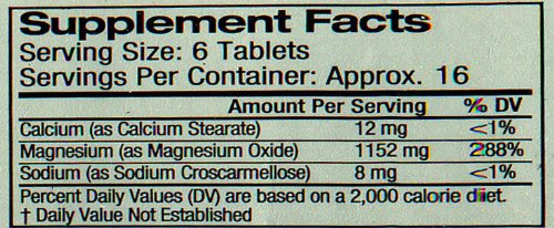 Lane Medical 3A Magnesia - 100 Tablets