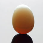 Opal Opalite 40 * 30mm Eggs with Wood Stand Stone Carved Natural Gemstone Bell Chakra Healing Crystal Reiki Crafts