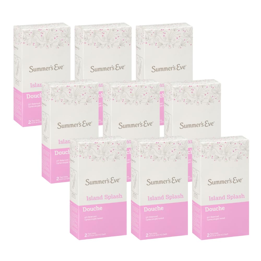Summer s Eve Douche, Island Splash, 2 Units, 4.5 oz Each (Pack of 9)