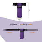 WEARWAN Massage Oil Holster, Adjustable and Durable Massage Holster, Bag only, Bottle not Included (1B-Purple)