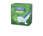Medline FitRight OptiFit Ultra Adult Briefs, Incontinence Diapers with Tabs, Heavy Absorbency, Large, 44 to 56, 20 Count