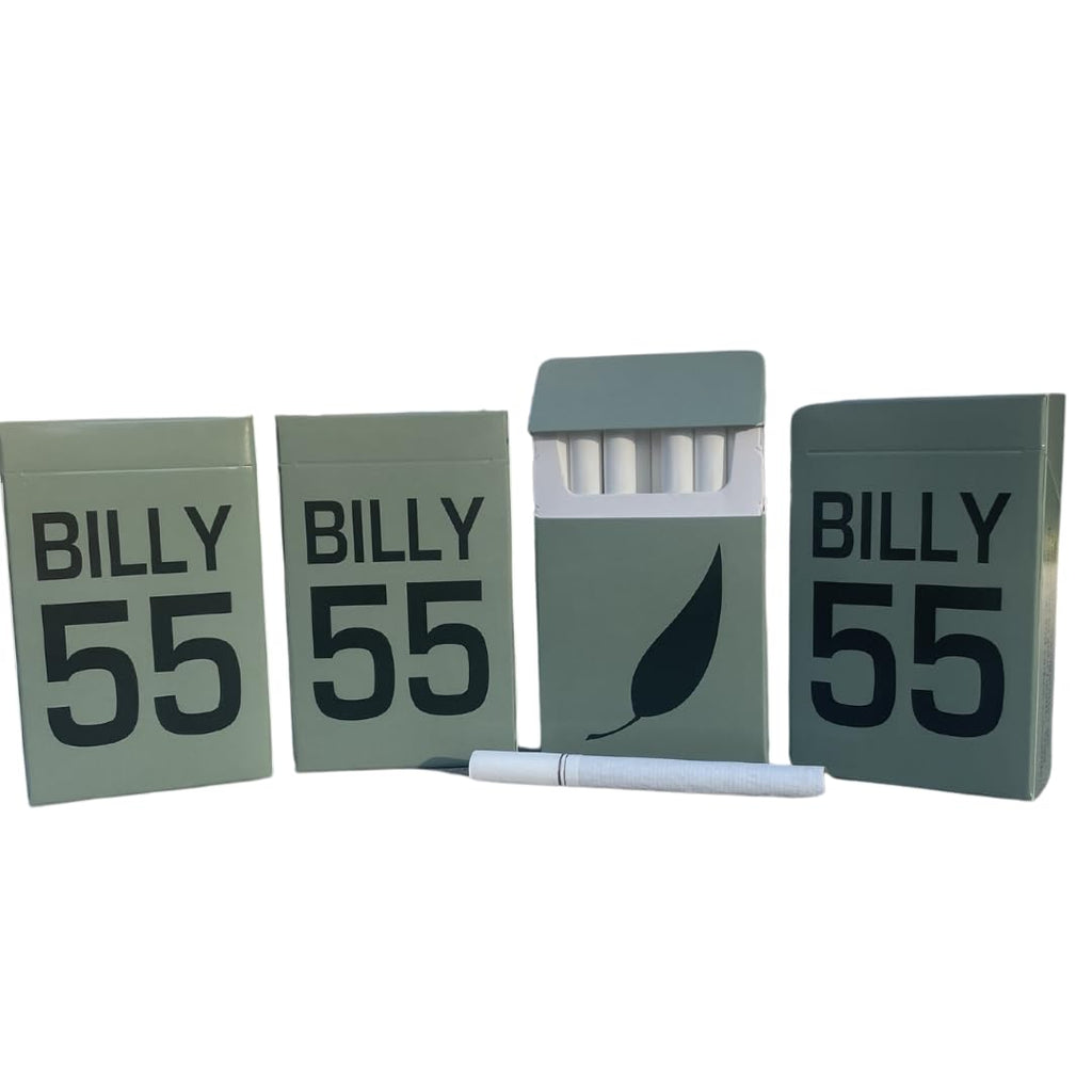 AMERICAN BILLY -REGULAR Carton Green Tea Herbal Cigarettes (REGULAR Flavor) (Sold by the Carton) -Non Tobacco - Non Nicotine Cig