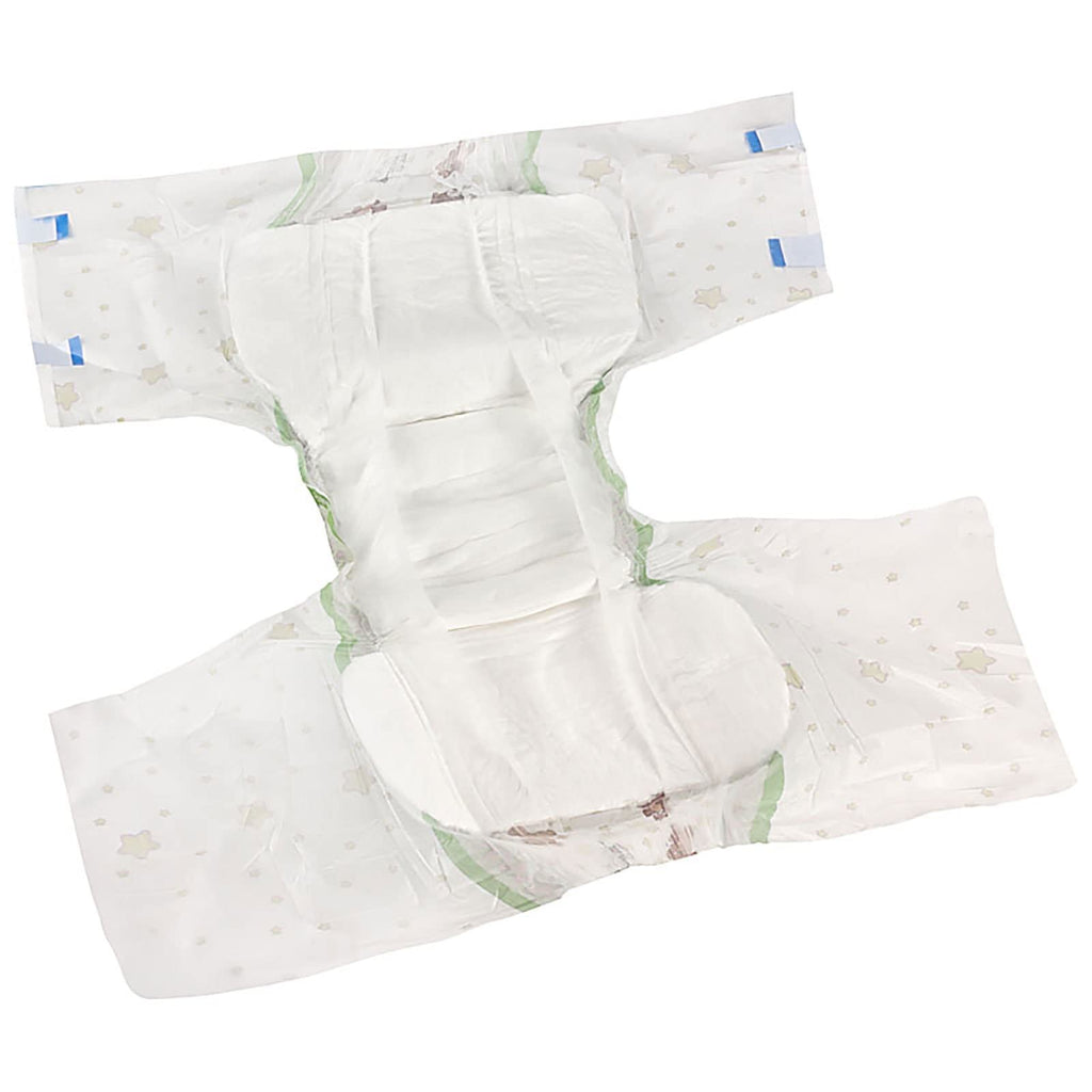 Crinklz Tab-Style Briefs Adult Printed Diapers, Large, Case/60 (4/15s)