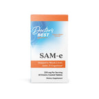 Doctors Best SAM-e Mood & Joint Support & Liver Health (Pharmaceutical Grade/Non-GMO/Gluten Free/Vegetarian), Tablet, 60 Count 