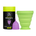 Peesafe Menstrual Cup For Women Small Size With Pouch And Menstrual Cup Sterilizing Container Combo Medical Grade Silicone Micro