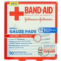 BAND-AID Brand CUSHION-CARE Gauze Pads 2in x 2in, 10 count