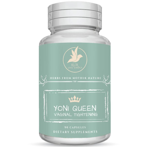 Yoni Queen Natural Vaginal Tightening Pills - 90 Vegan Capsules - Highest Potency 3800mg Vagina tightening for Women Formula, Va