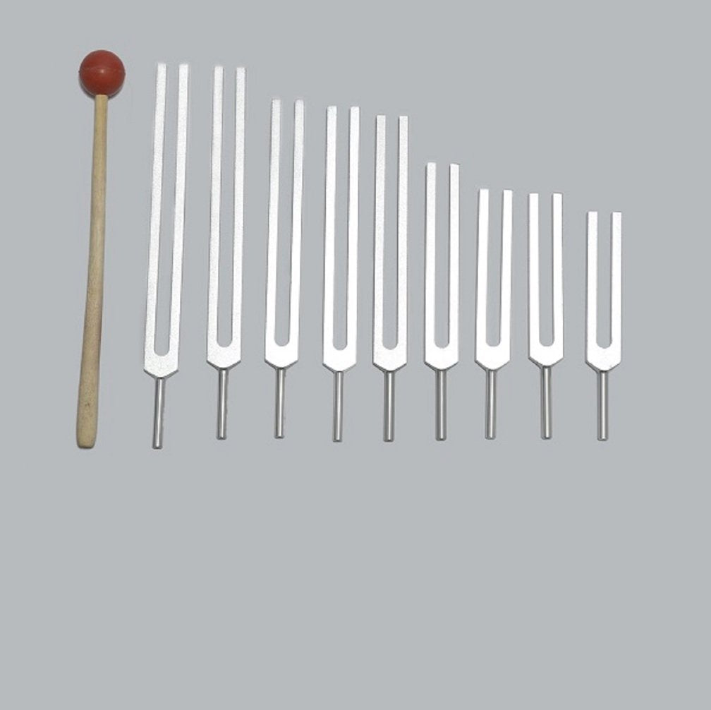 9 Sacred Solfeggio Tuning Forks Bodytuners By Tuningforkshop Including 528 DNA for Healing