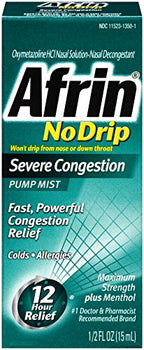 Afrin No Drip Severe Congestion Pump Mist 15 mL