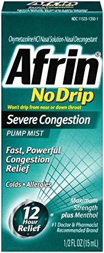 Afrin No Drip Severe Congestion Pump Mist 15 mL