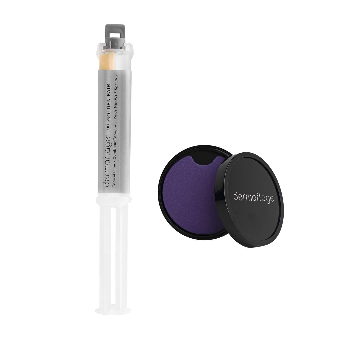 Dermaflage Scar Filler Kit - Golden Fair - Deep Scar Cover and Waterproof Concealer for Acne Scars Wrinkles, and Ice Pick Scars 