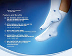 JOBST Sensifoot Closed Toe Knee Socks, Navy, X-Large