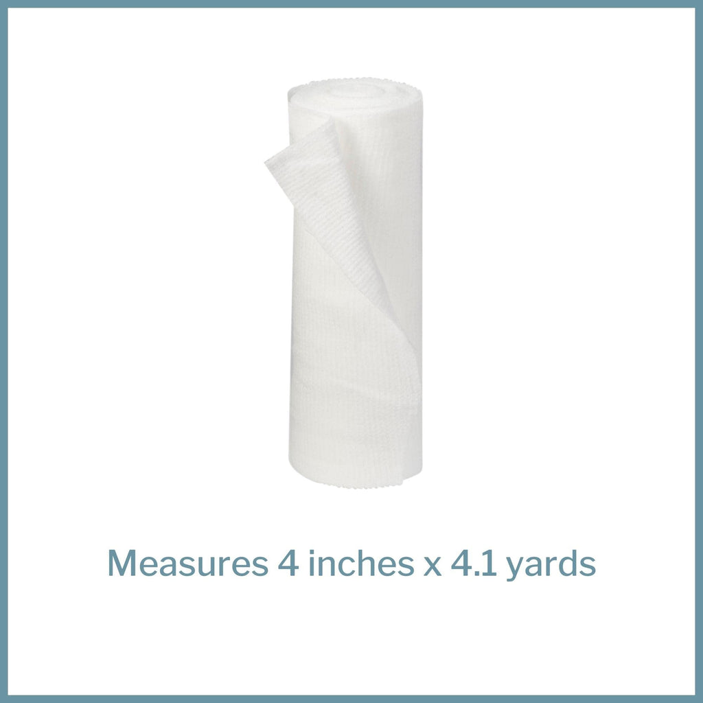 McKesson Conforming Stretch Gauze Bandages, Sterile, 4 in x 4 1/10 yd, 96 Count