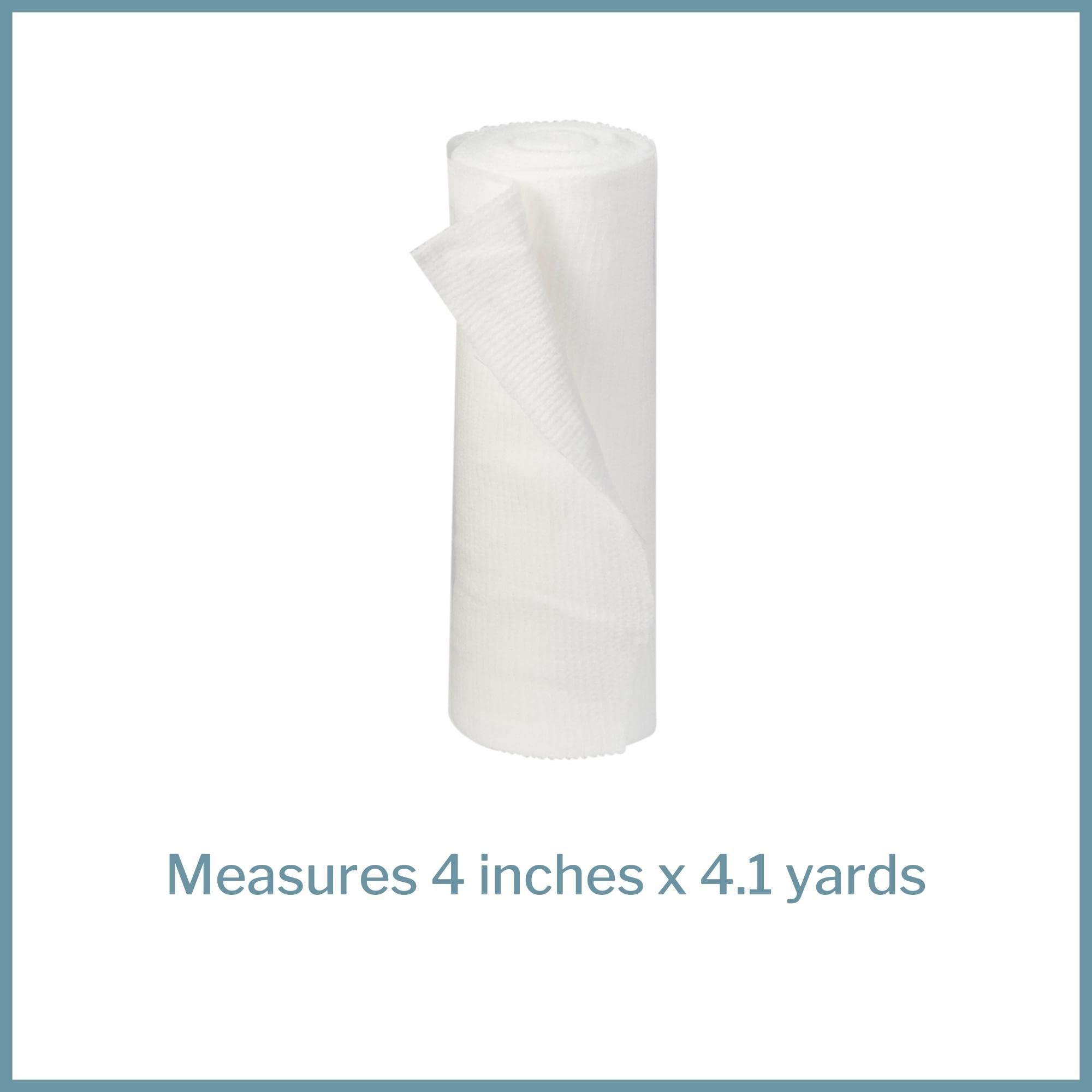 McKesson Conforming Stretch Gauze Bandages, Sterile, 4 in x 4 1/10 yd, 96 Count