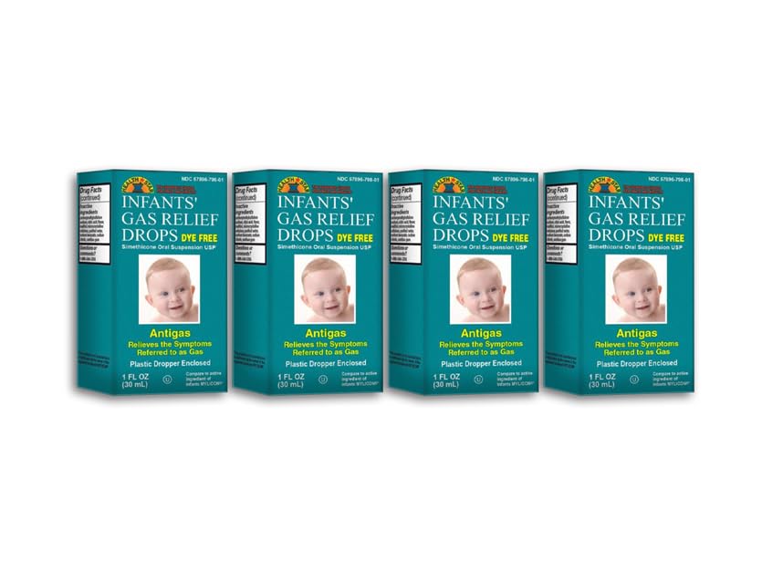 GeriCare Infants Gas Relief Drops Simethicone Drops for Infants, Relieves Stomach Discomfort, Safe & Gentle 20mg Drops, Child An