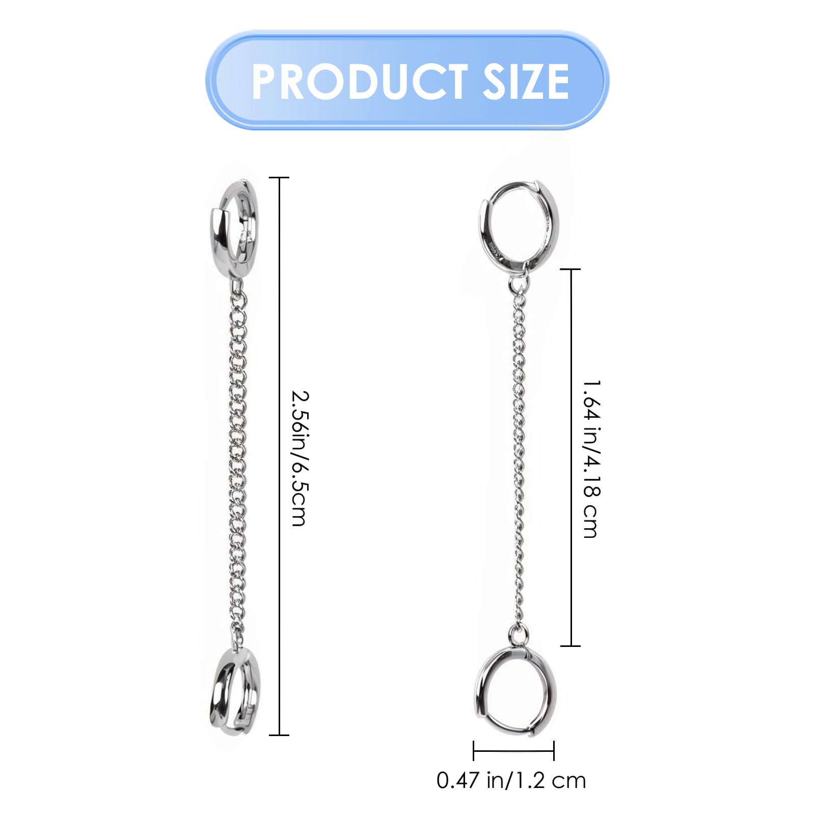Ear Plugs Earrings, Loop Earplug Earrings, Earplug Holder Suitable for Loop Earplugs, Earring For Loop Earplugs Can Be Used Dail