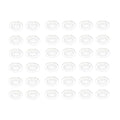 36 Pieces Clear Gel Oval Foot Corn Rings Gel Cushions Pads Caps Gel Oval Foot Corn Rings Gel Cushions Pads Caps Remover Shoes St