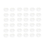 36 Pieces Clear Gel Oval Foot Corn Rings Gel Cushions Pads Caps Gel Oval Foot Corn Rings Gel Cushions Pads Caps Remover Shoes St