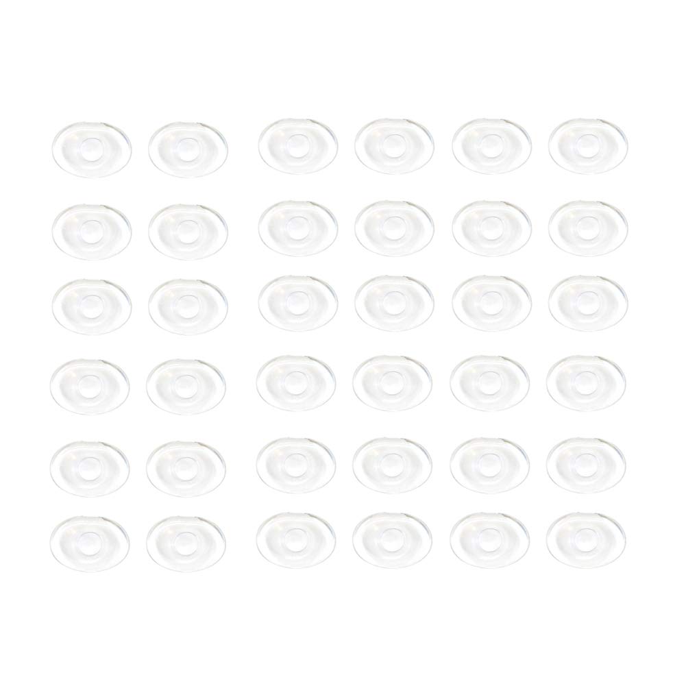 36 Pieces Clear Gel Oval Foot Corn Rings Gel Cushions Pads Caps Gel Oval Foot Corn Rings Gel Cushions Pads Caps Remover Shoes St