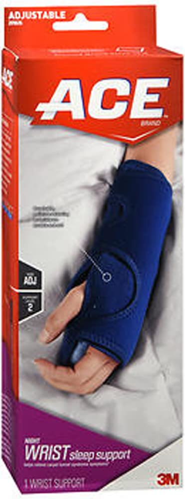 Ace Night Wrist Sleep Support One Size - 1 ea., Pack of 2